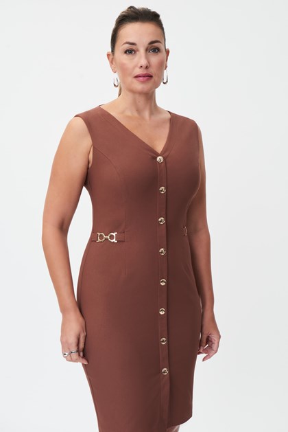 Robe brune expresso/Joseph Ribkoff