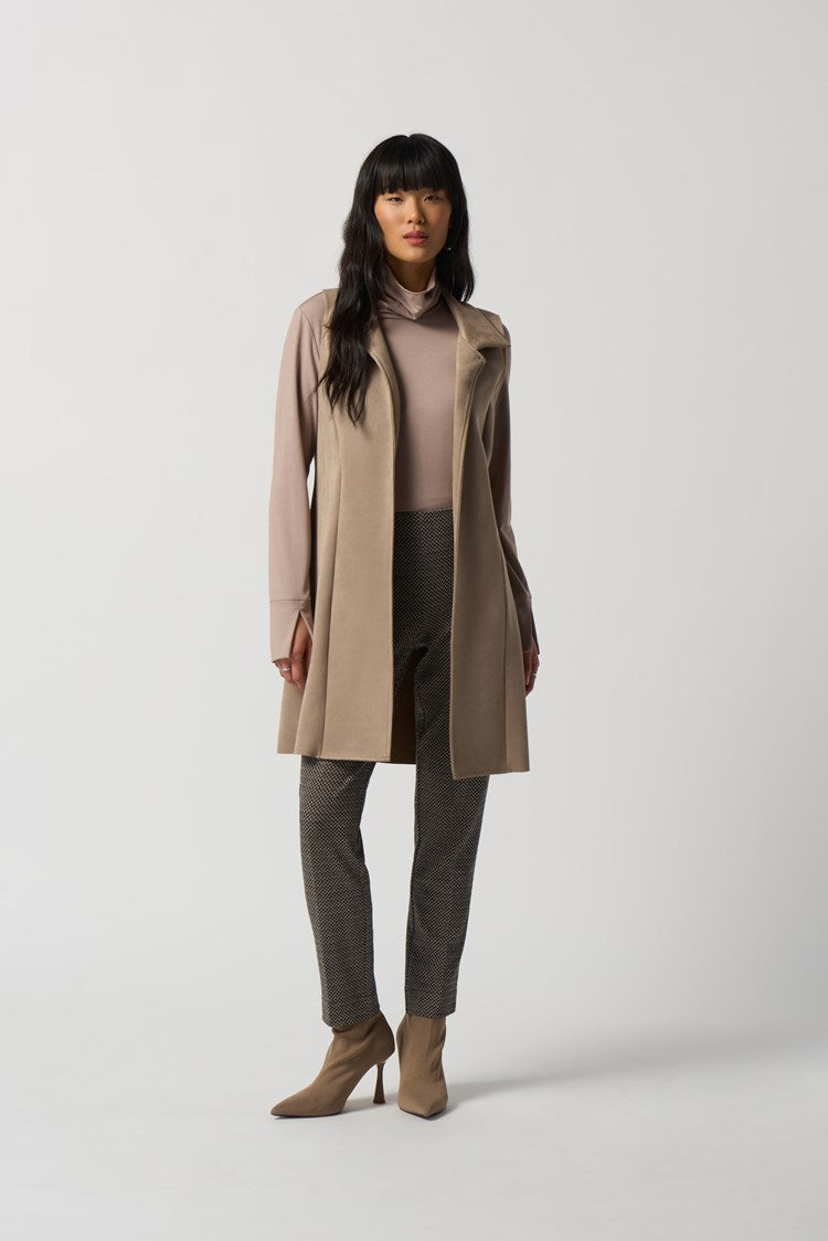 Veste sans manche en daim/Joseph Ribkoff
