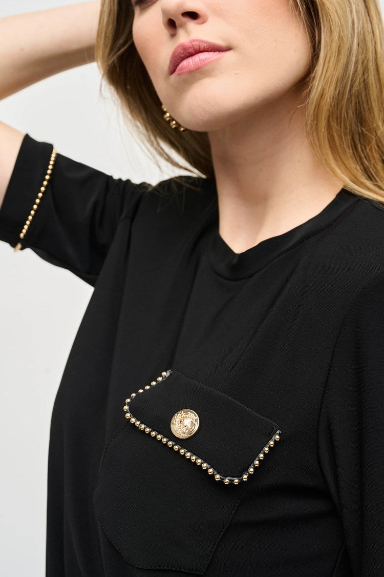 Haut à manches courtes /Joseph Ribkoff