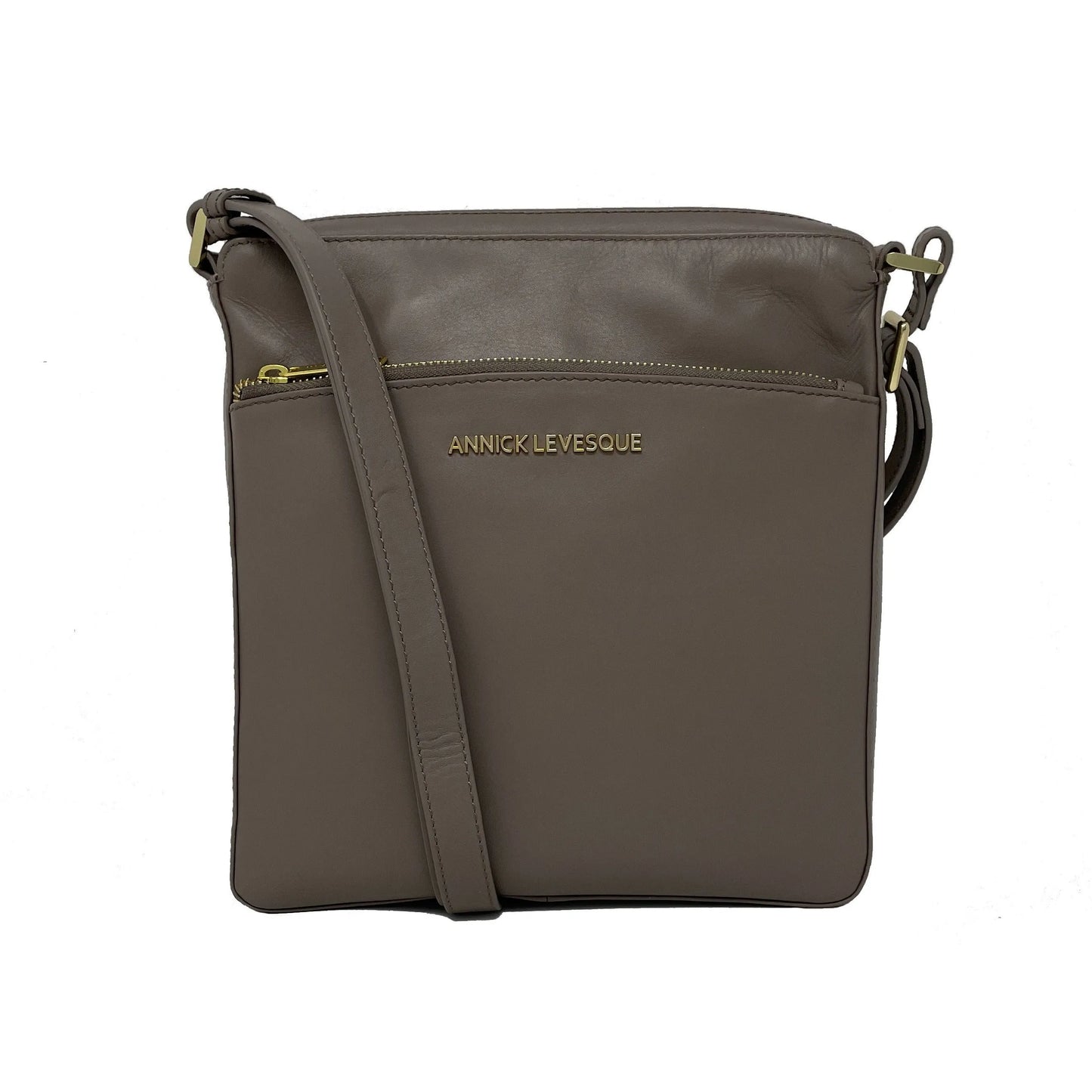 Sac à Bandoulière / sac à main noir croco en cuir véritable , Gisèle