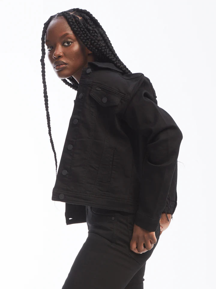 Veste en jeans noir/Lois