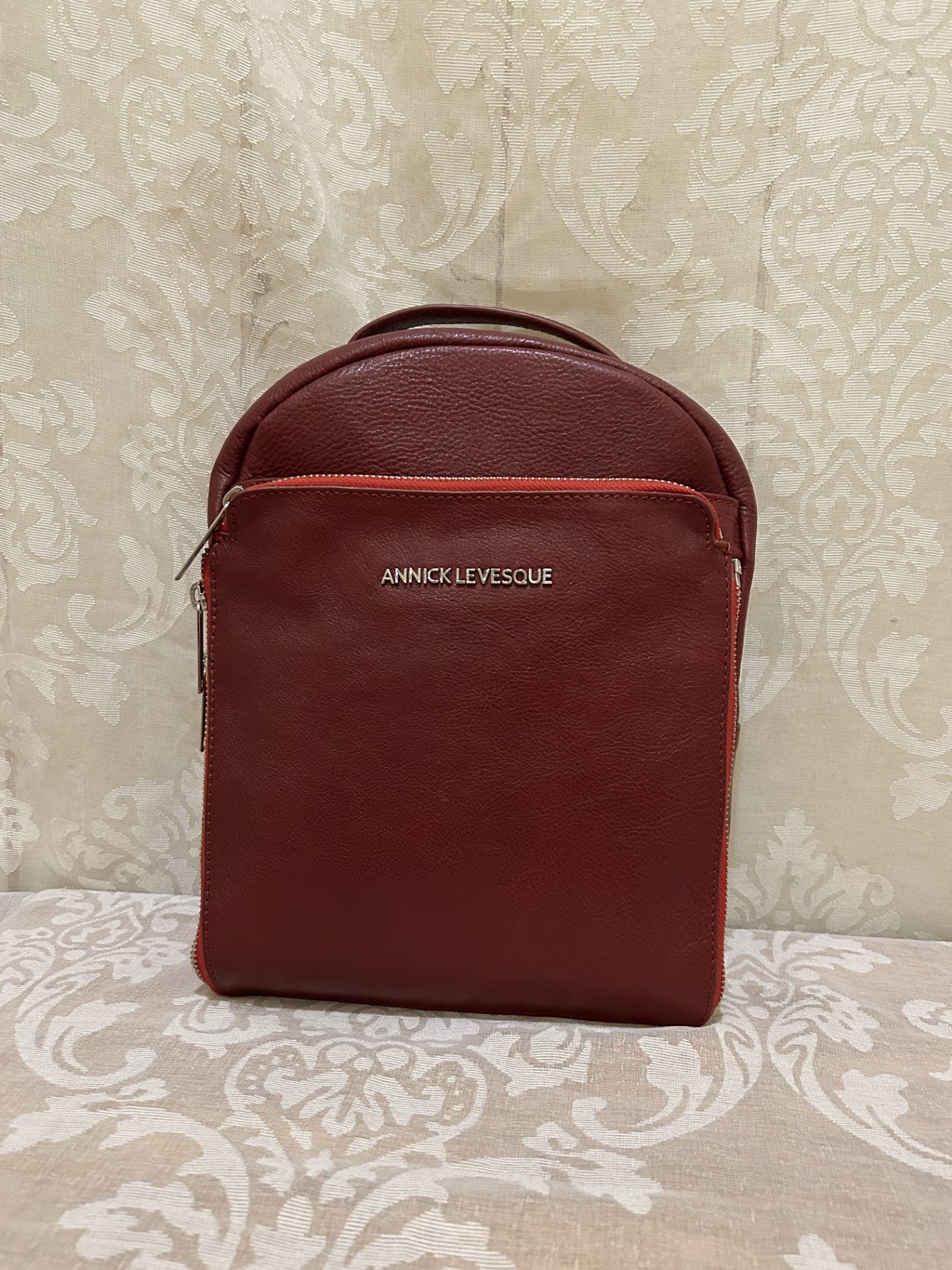 sac à dos cuir véritable alice noir