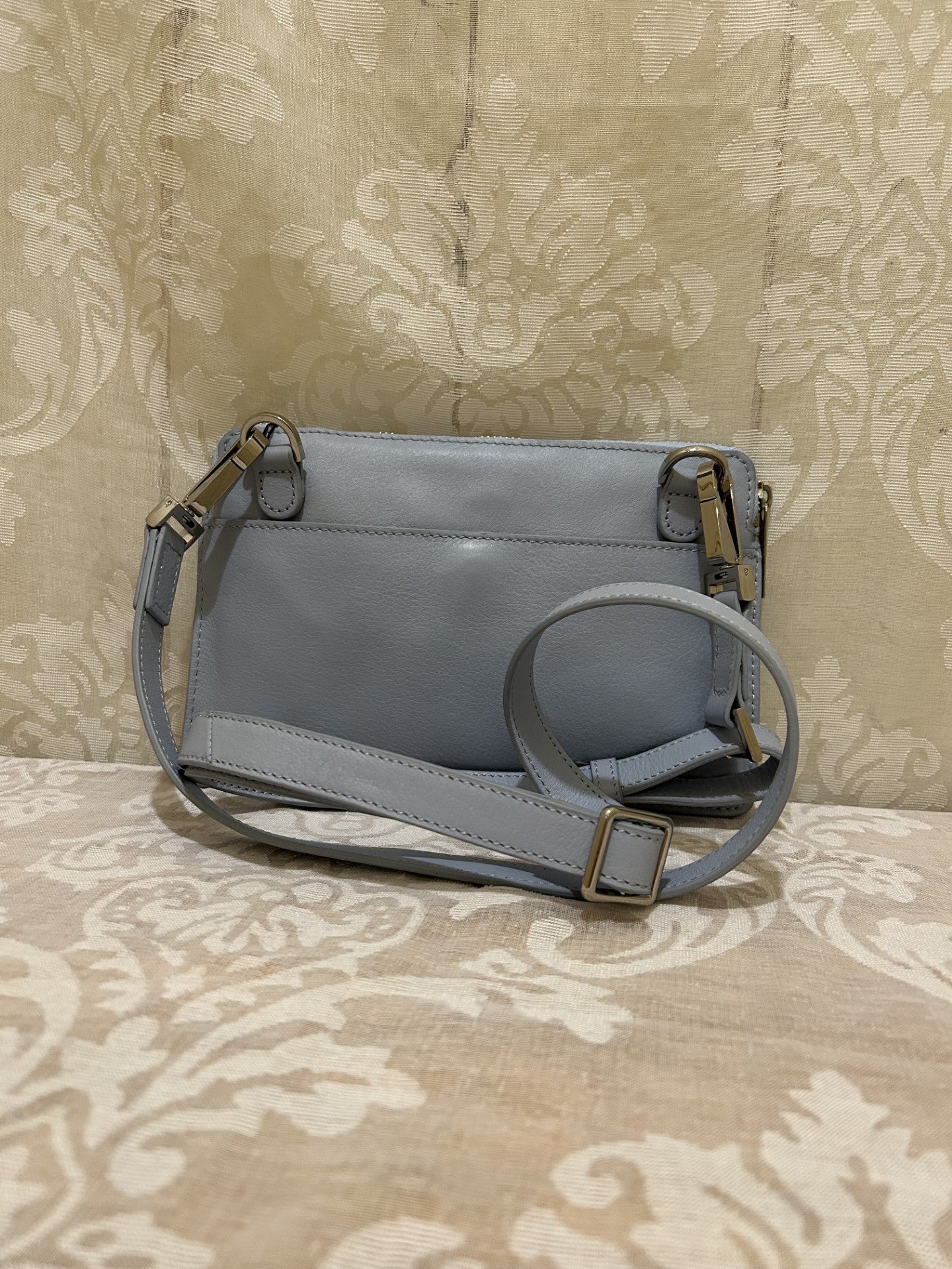 Sac à main Anita bleu pâle /Annick Lévesque