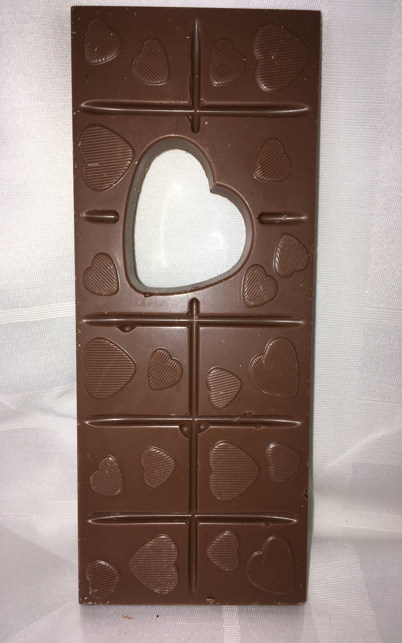 CHOCOLAT TABLETTE 100G COEURS TROUE