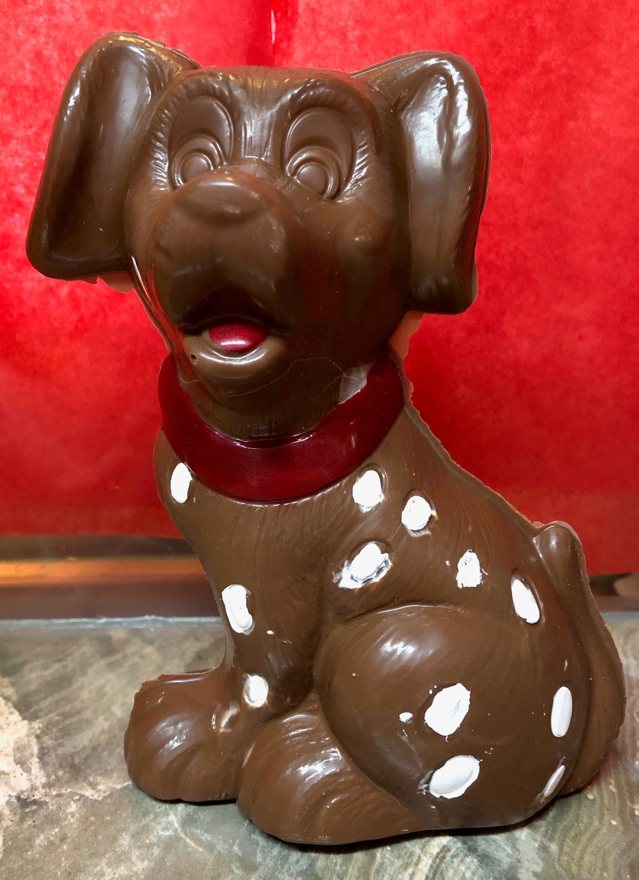 Chocolat belge chien dalmatien 250g environ
