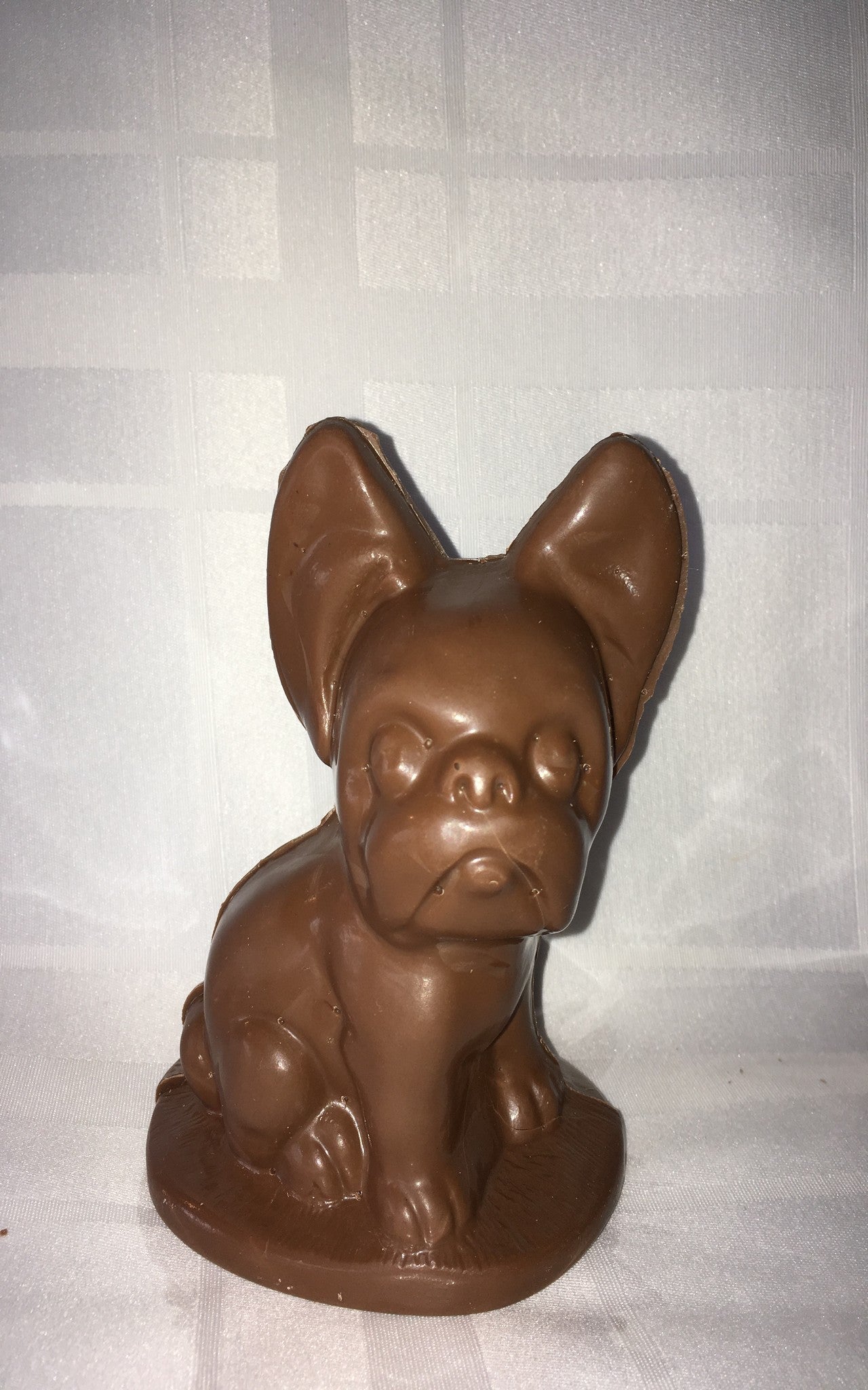 Chocolat belge chien petit Bob 150g environ