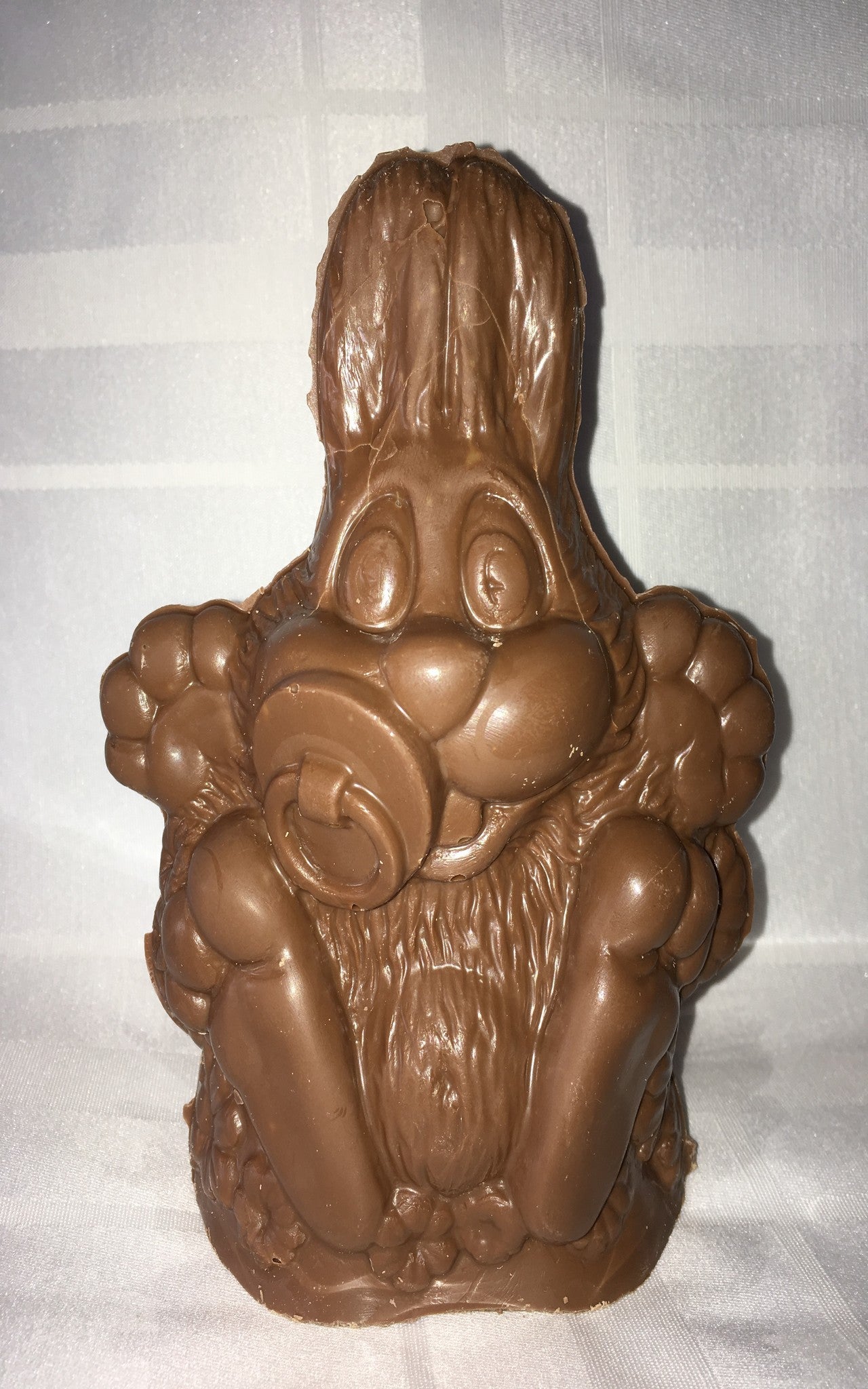 Chocolat belge lapin bébé avec suce 200g environ
