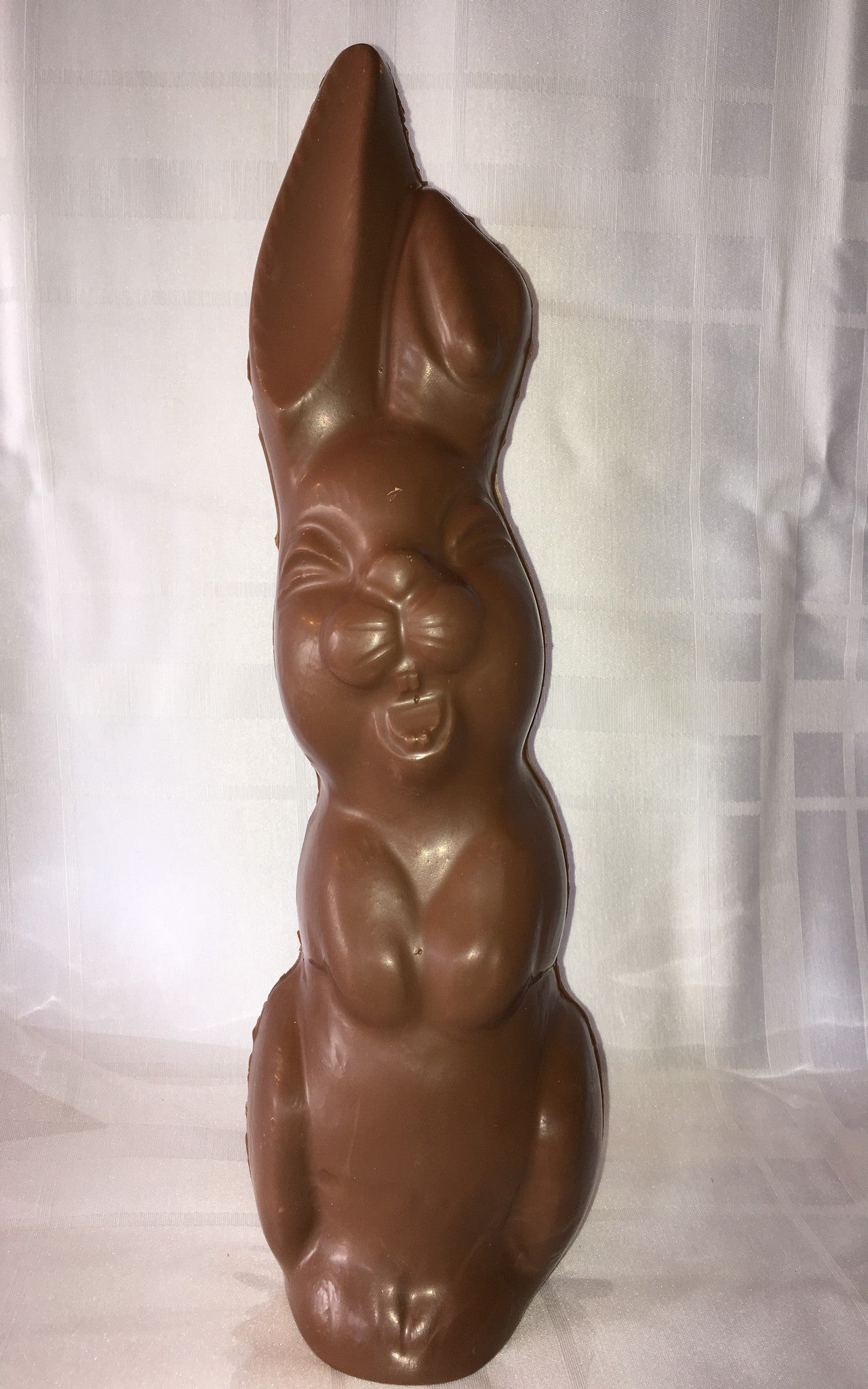 Chocolat belge lapin qui rit géant 400g environ