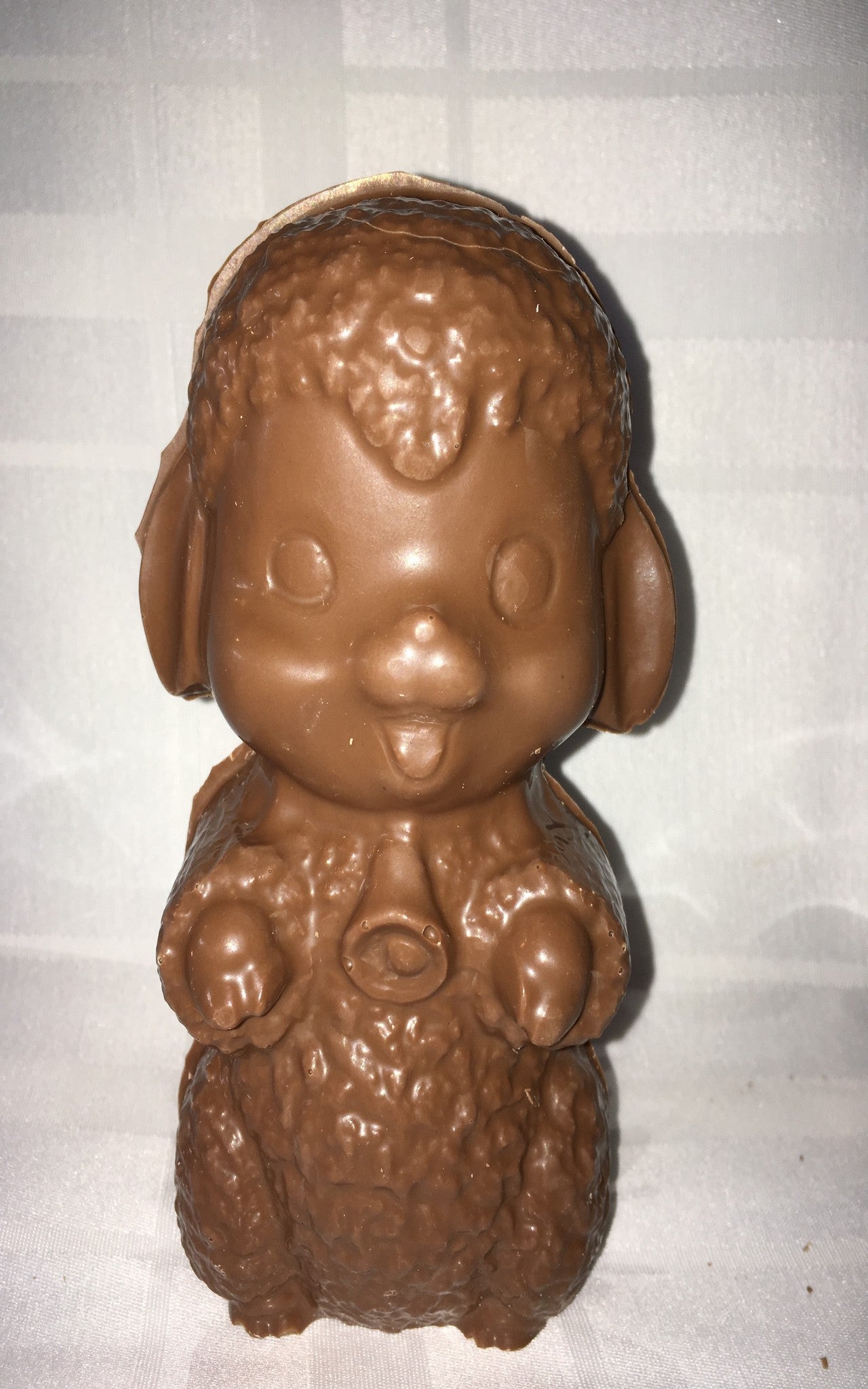 Chocolat belge mouton debout 180g environ