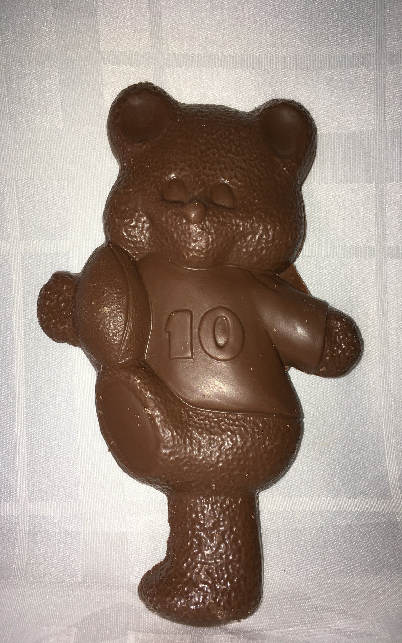 Chocolat belge ours plat football 200g environ