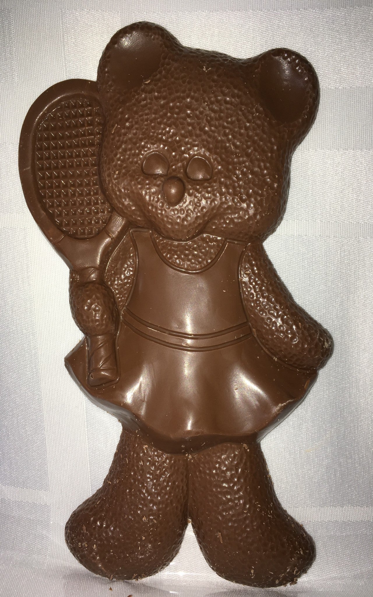 Chocolat belge ours plat tennis 200g environ