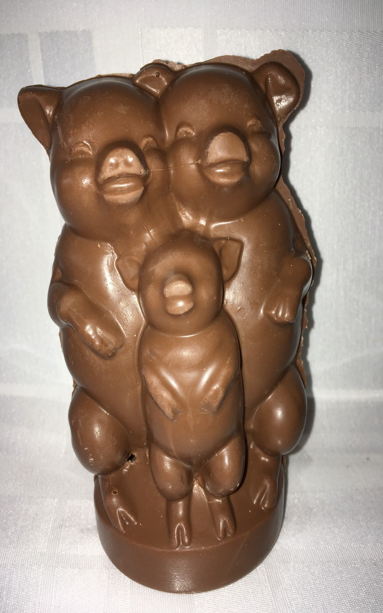 Chocolat belge trois petits cochons 140g environ