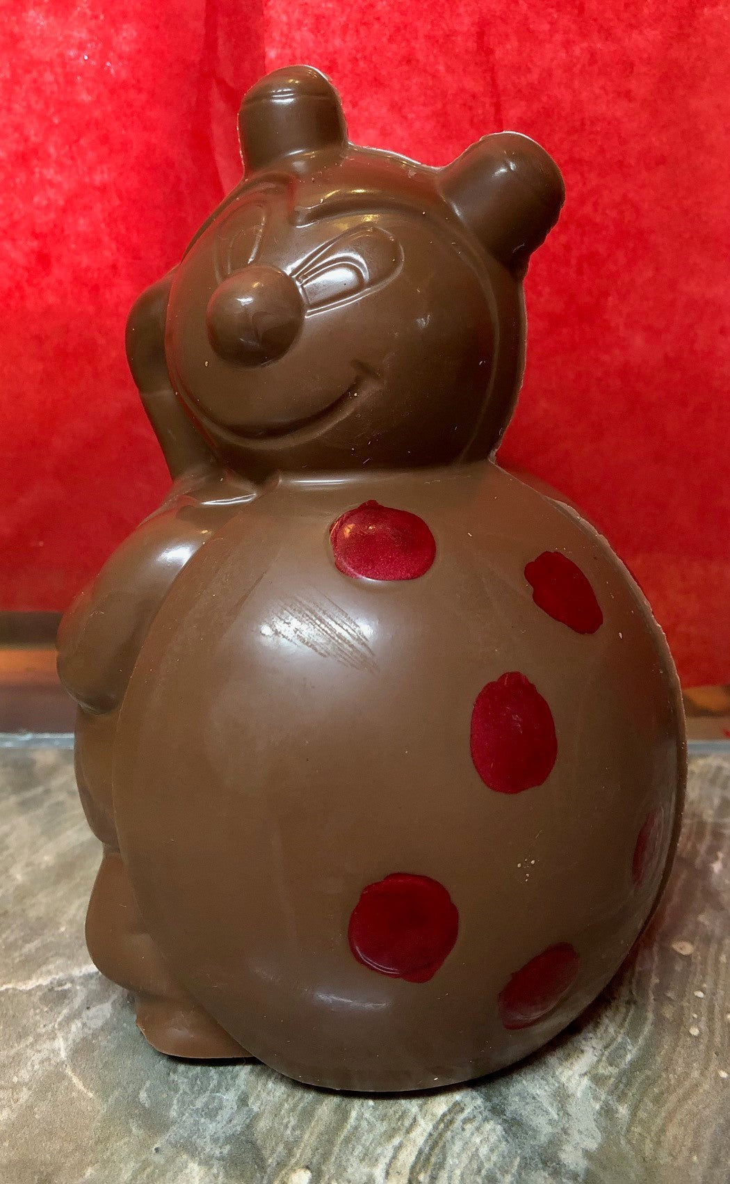 Chocolat belge coccinelle 200g environ