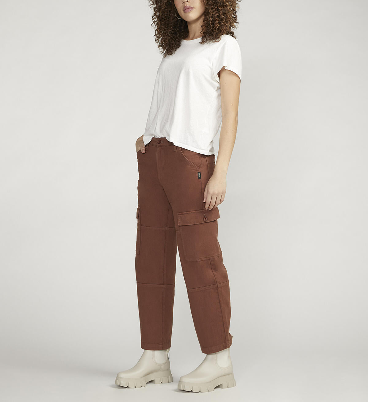 Jeans pantalon cargo noir /Silver Jeans