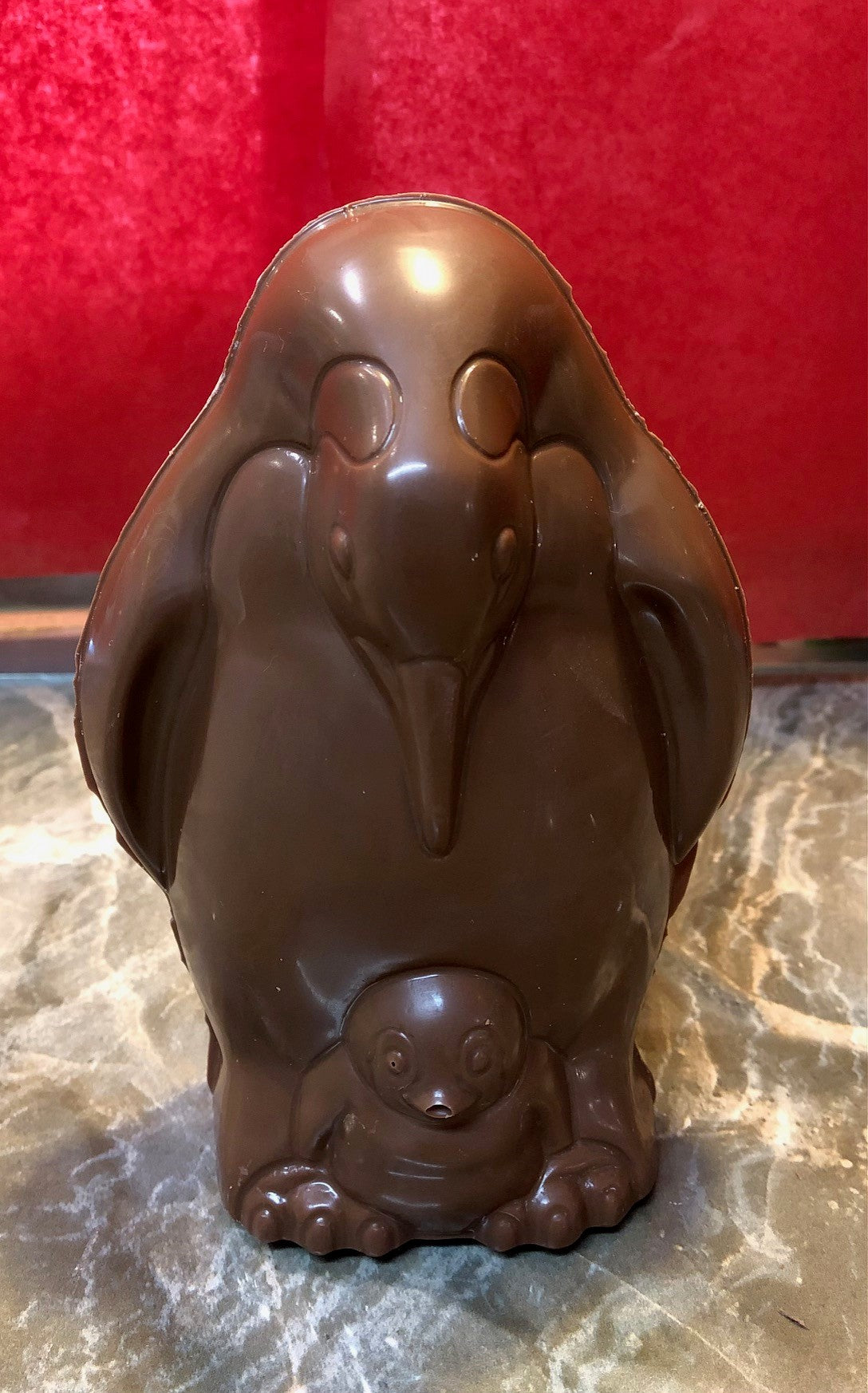 Chocolat belge pingouin maman/bébé 250g environ