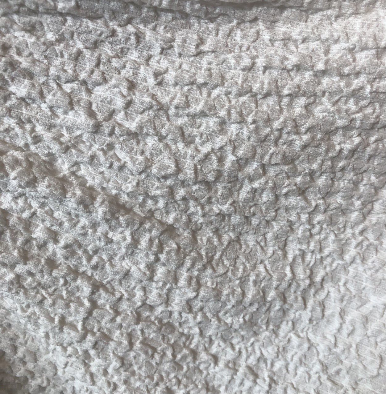 haut blanc gaufré /Dex