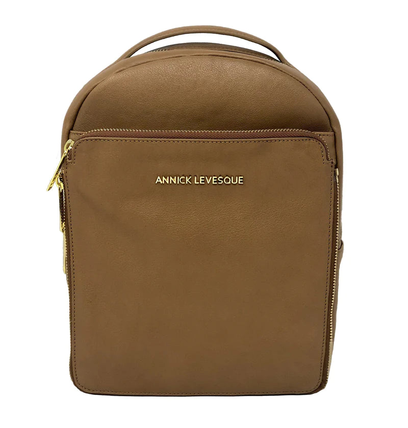 sac à dos en cuir véritable noir