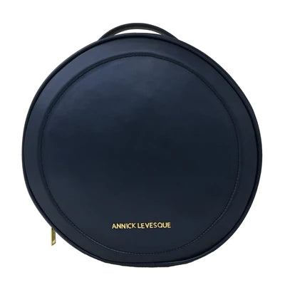 sac à main rond en cuir véritable bordeaux annick levesque