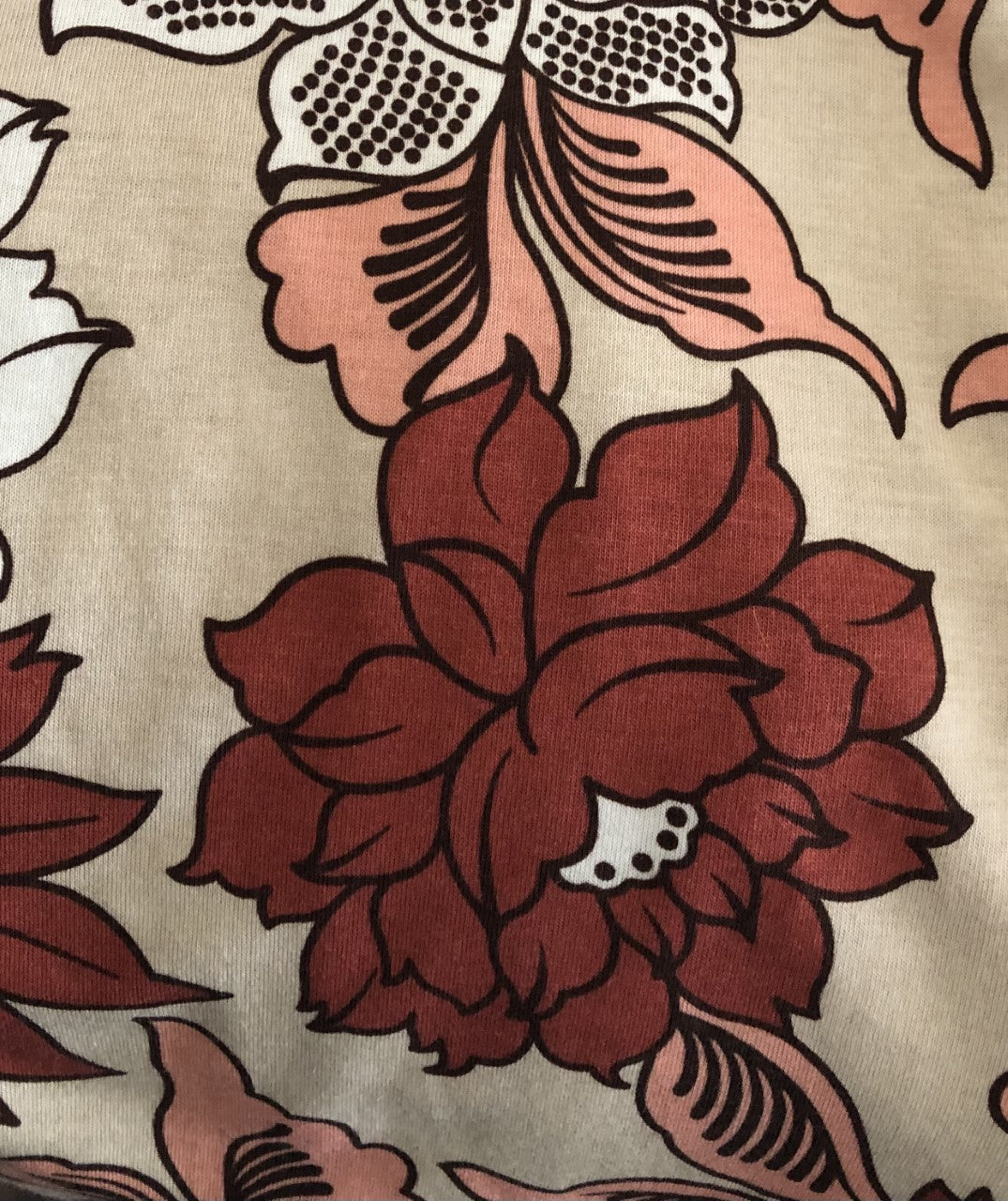 T-shirt rouge brique /soya