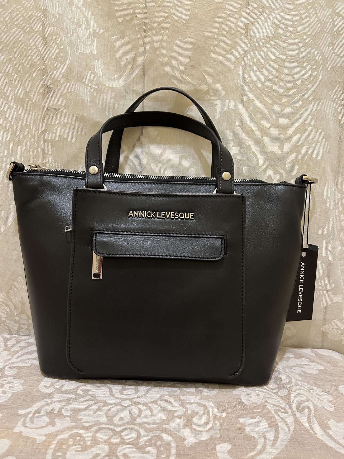 Sac à main Lina noir/Annick Levesque