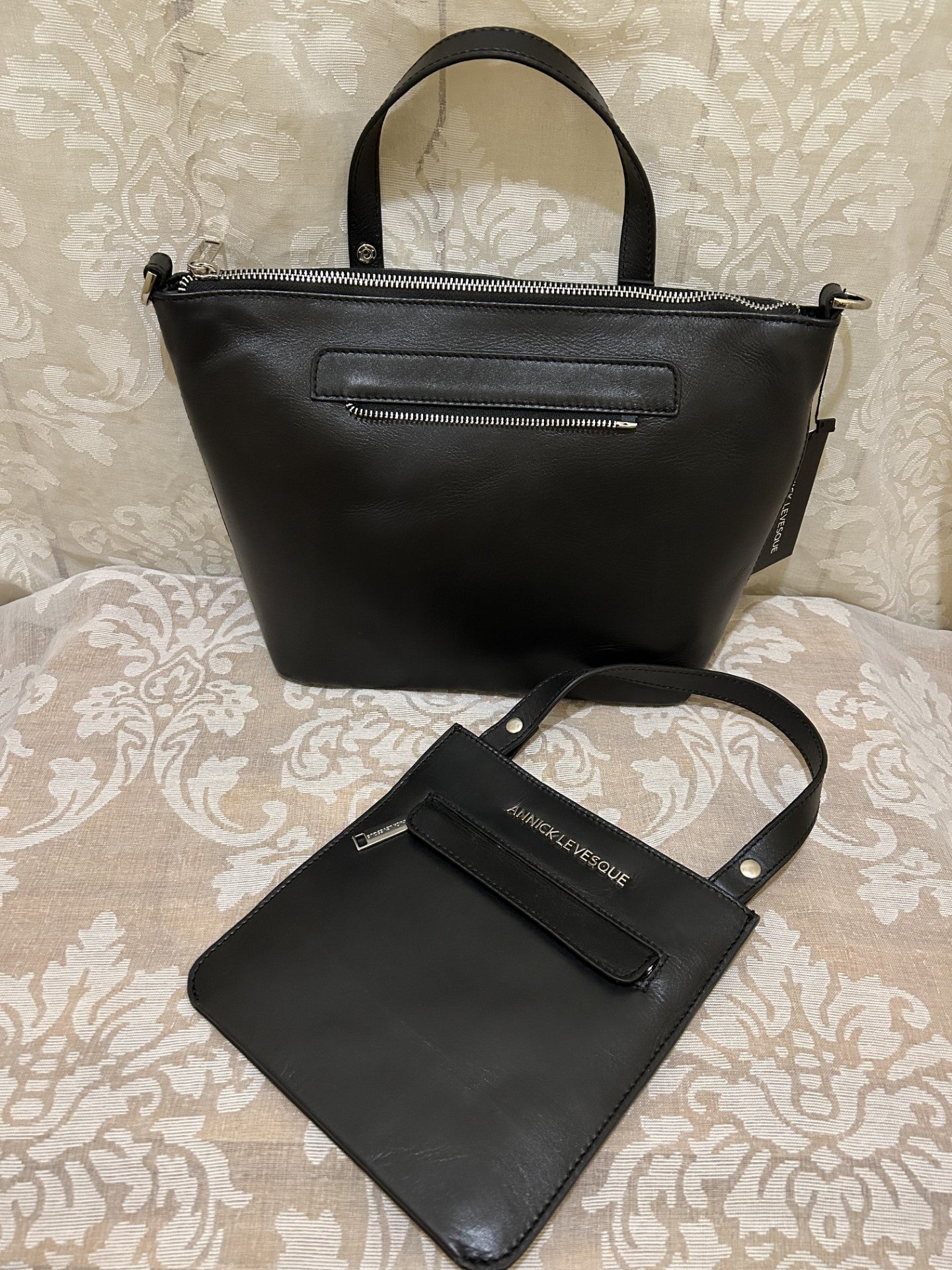 Sac à main Lina noir/Annick Levesque