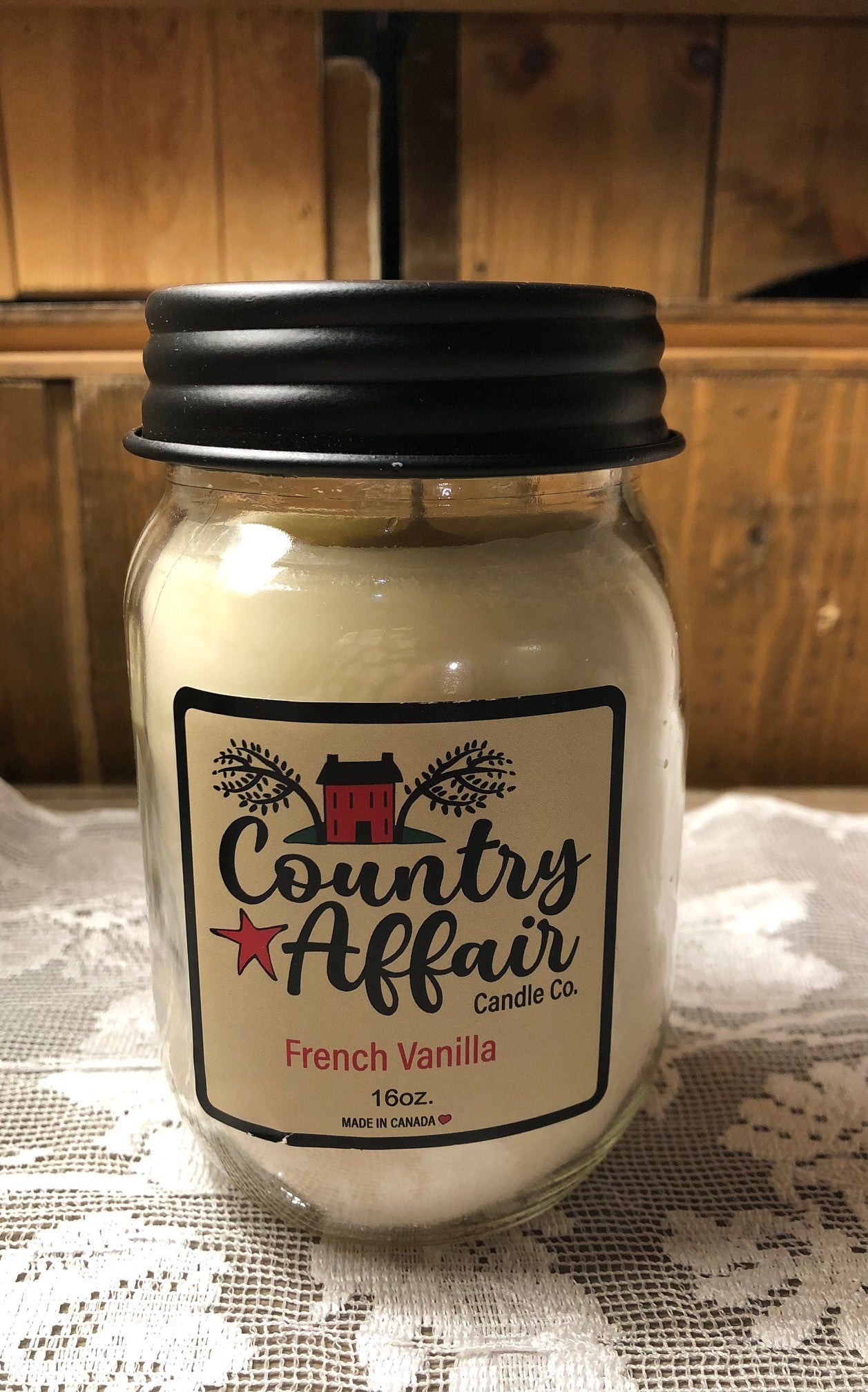 CHANDELLE JAR RUSTIC FRENCH VANILLA