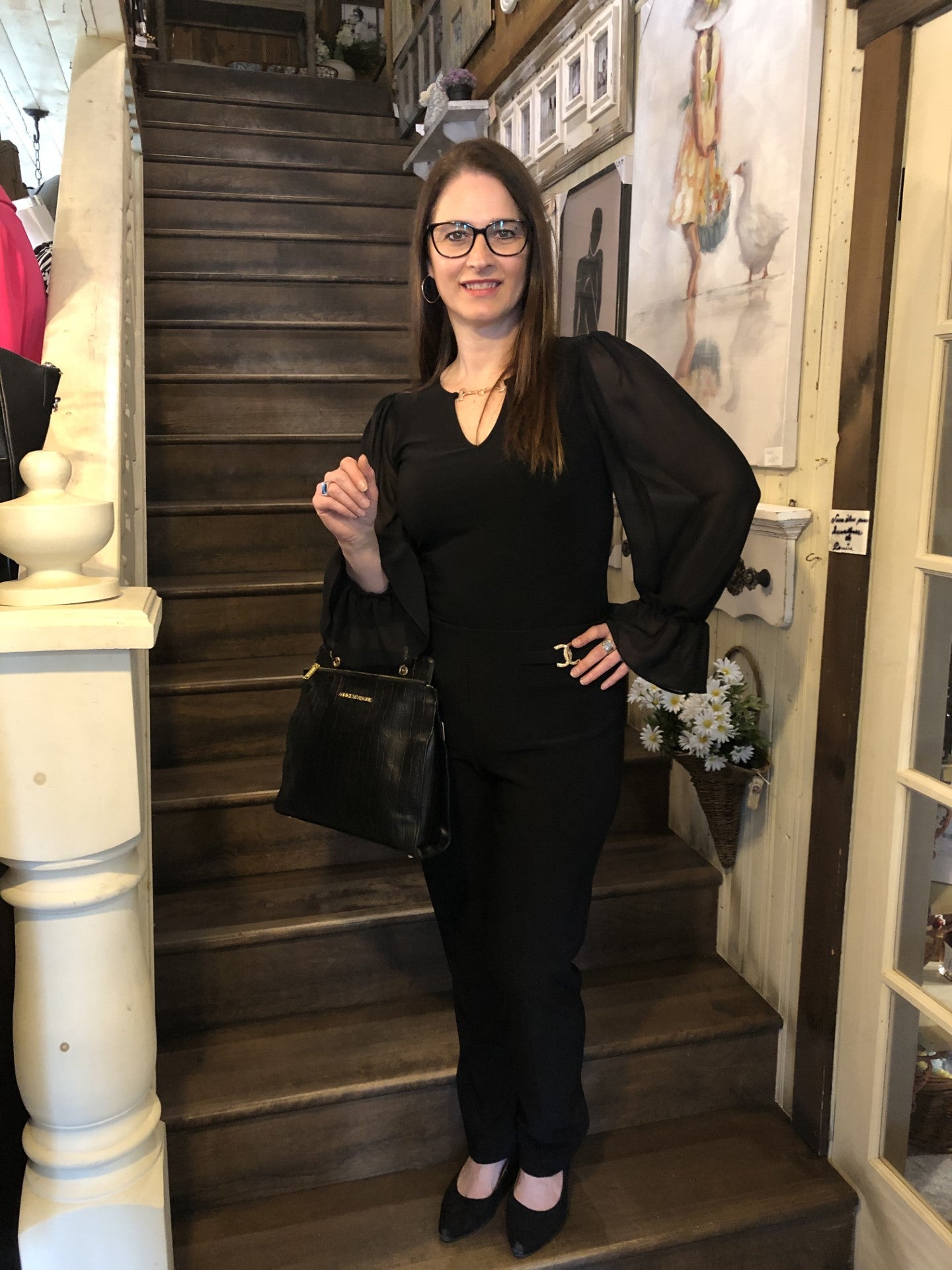 Blouse noire/Joseph Ribkoff