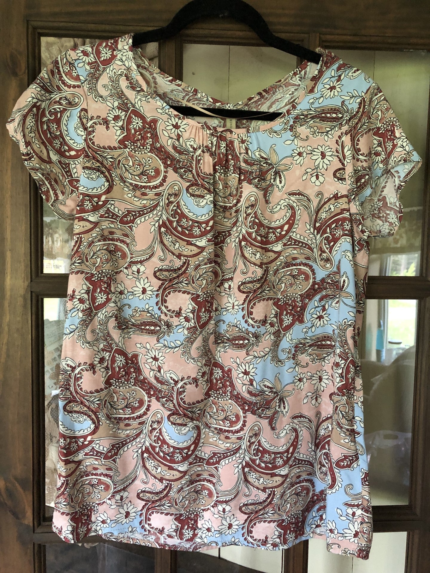 T-shirt paisley coloré/Soya