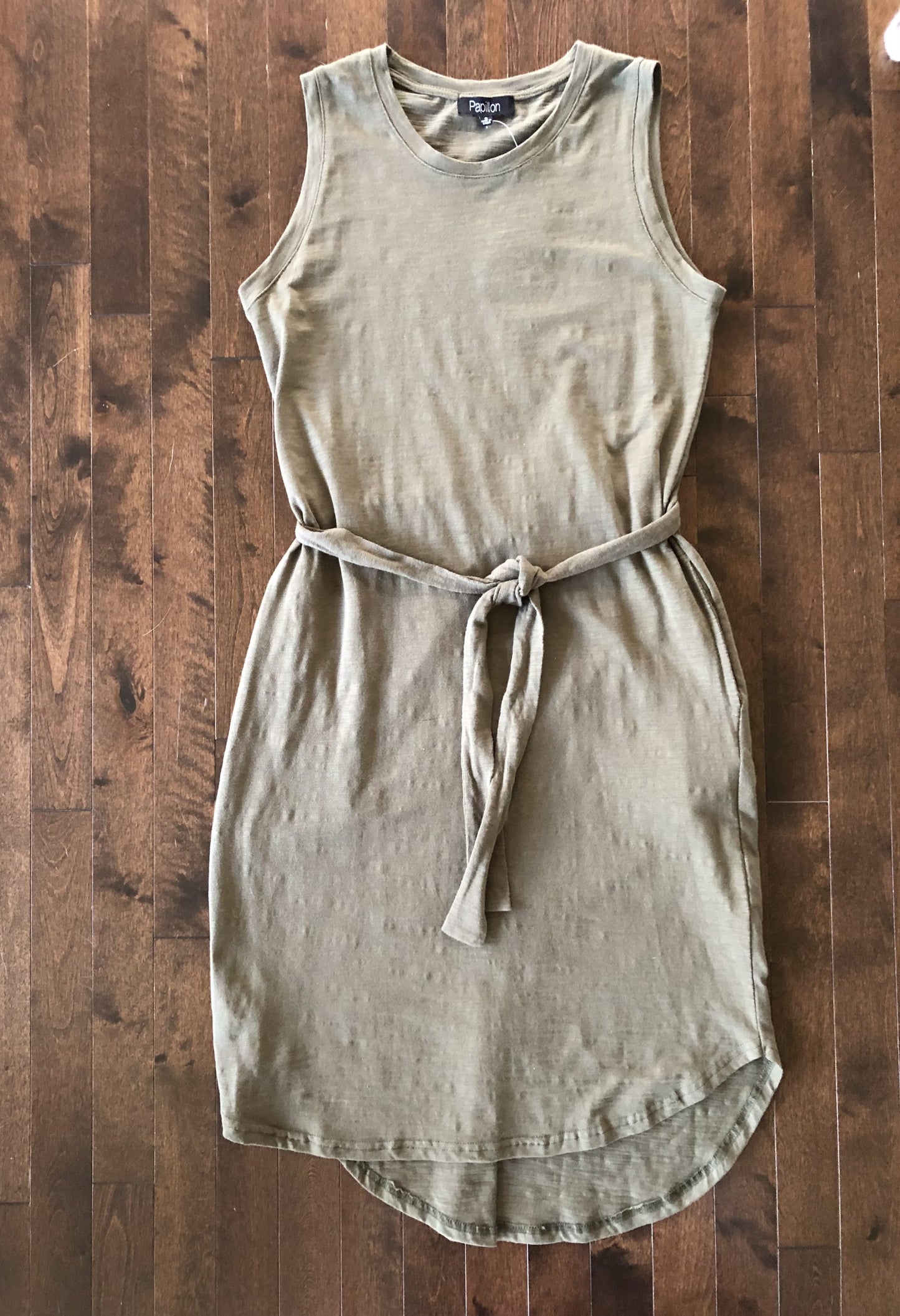 Robe débardeur avec poches/Papillon