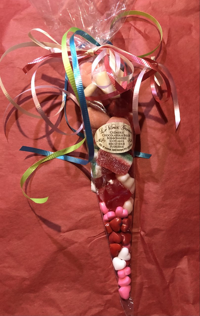 BONBON CONE 4.99 ST-VALENTIN 170g environ