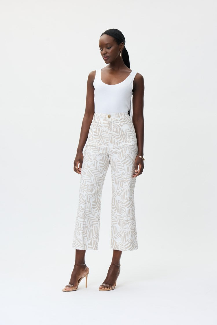 Pantalon motif vanille /Joseph Ribkoff