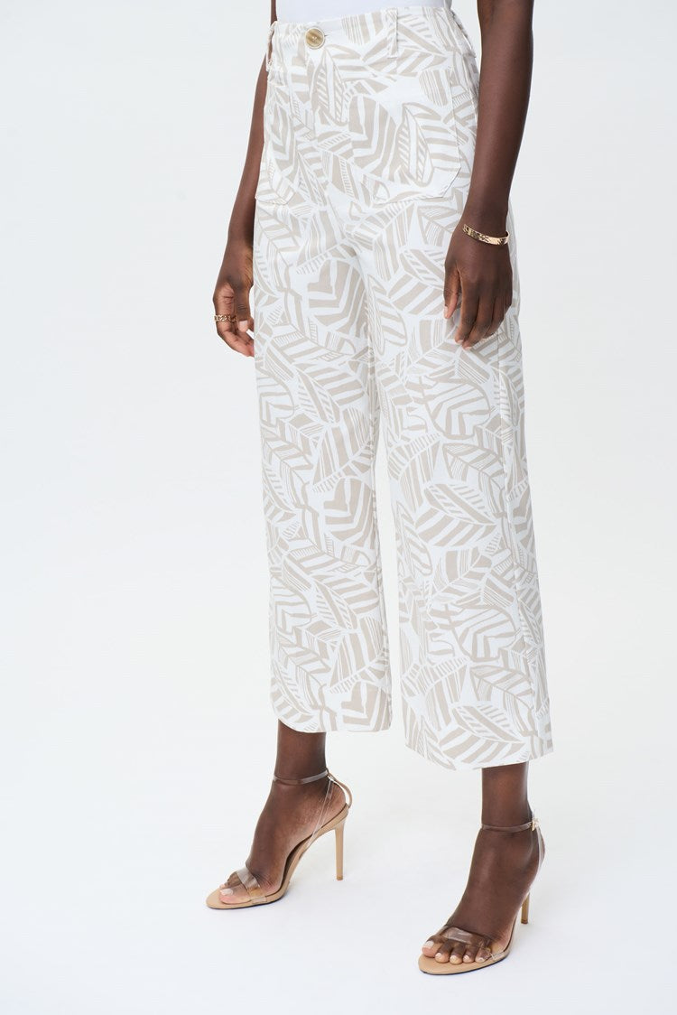 Pantalon motif vanille /Joseph Ribkoff