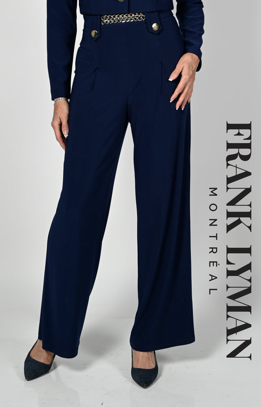 Pantalon bleu minuit /Frank Lyman