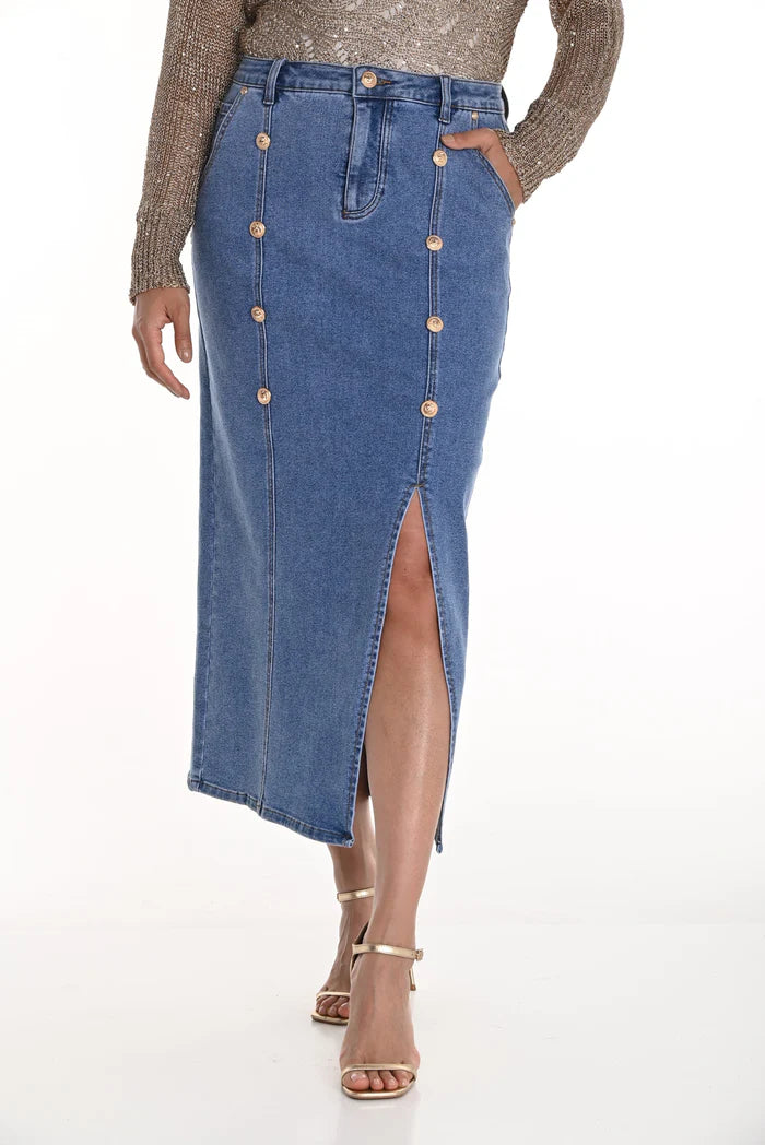 Jupe jeans crayon /FL