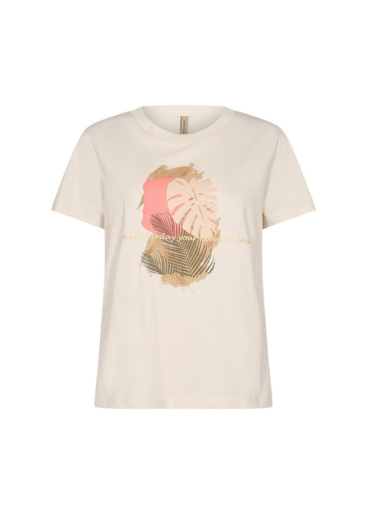 T-shirt crème avec image /Soya