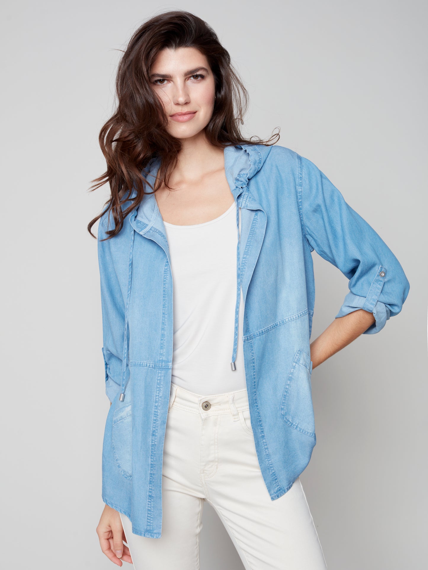 Veste denim bleu/ Charlie B