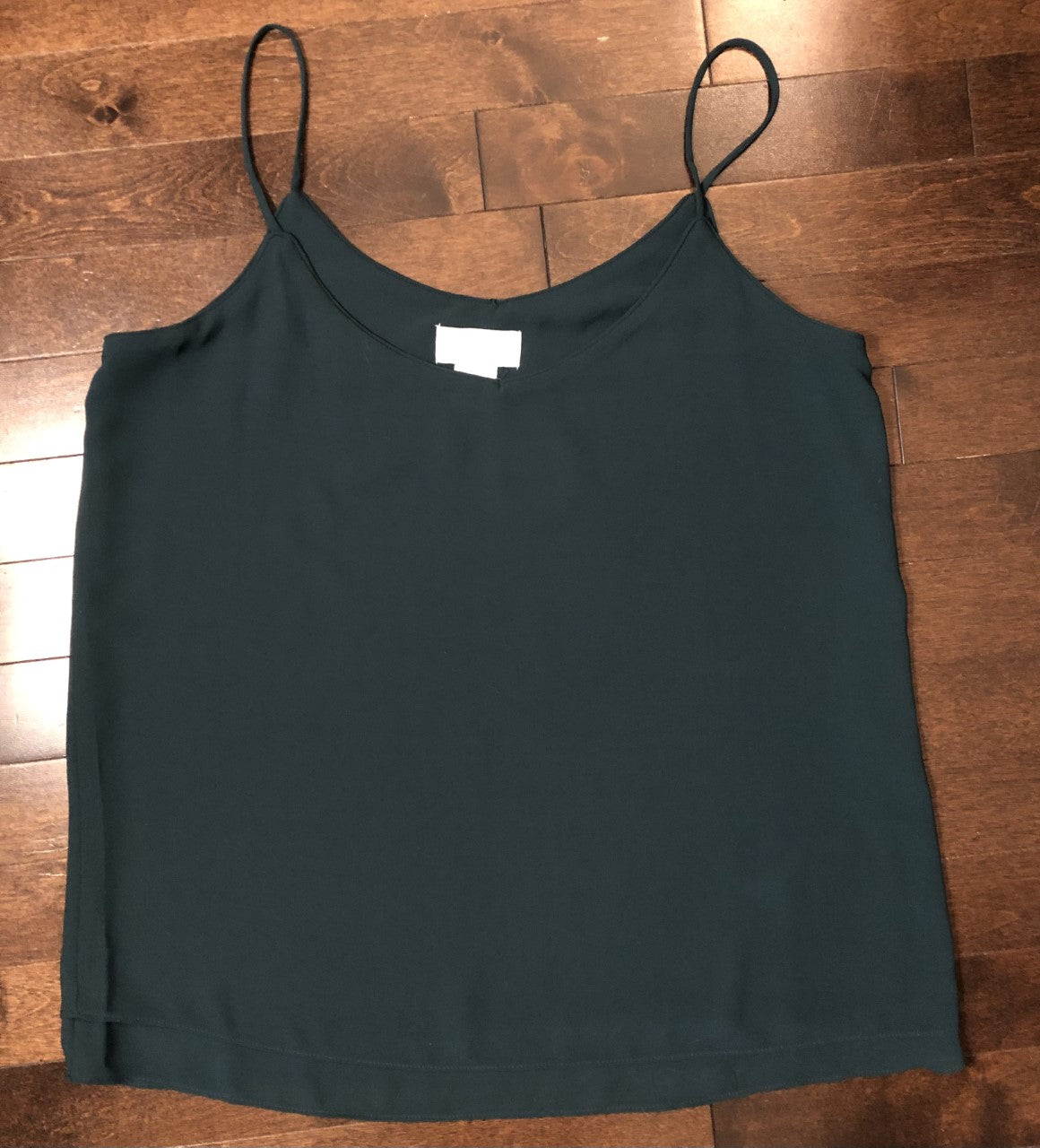 camisole vert émeraude /Apricot