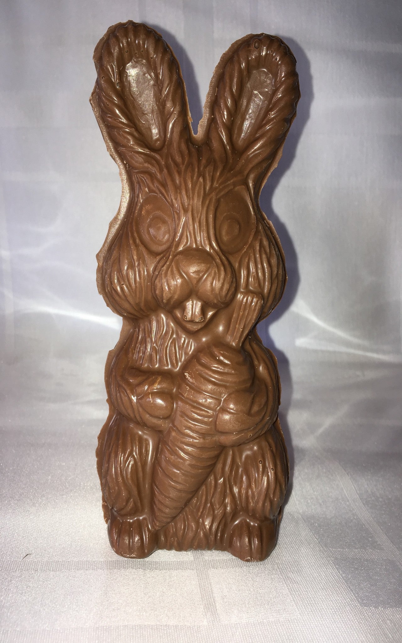 Chocolat belge lapin carotte fripé 100g environ