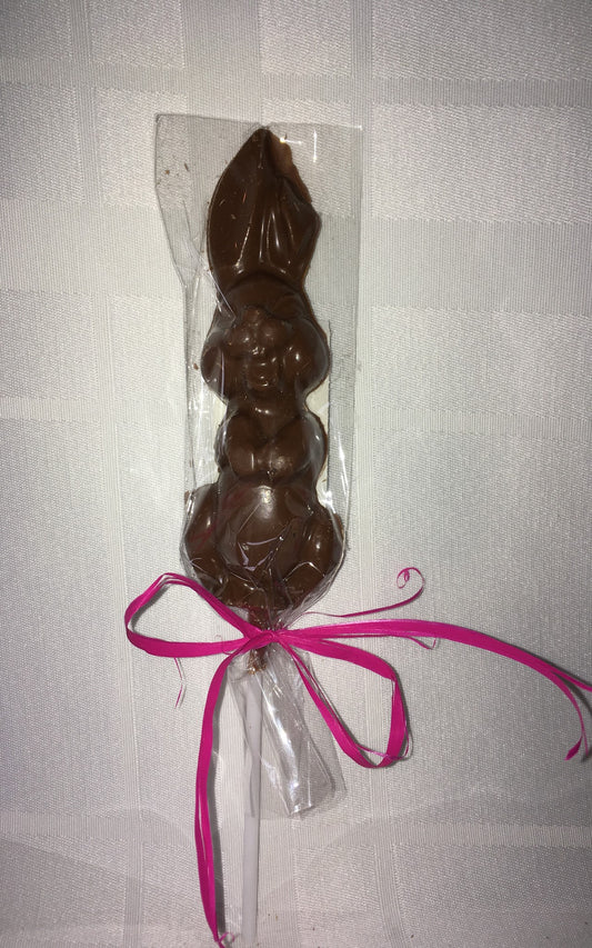 Chocolat belge sucon lapin rieur 40g environ