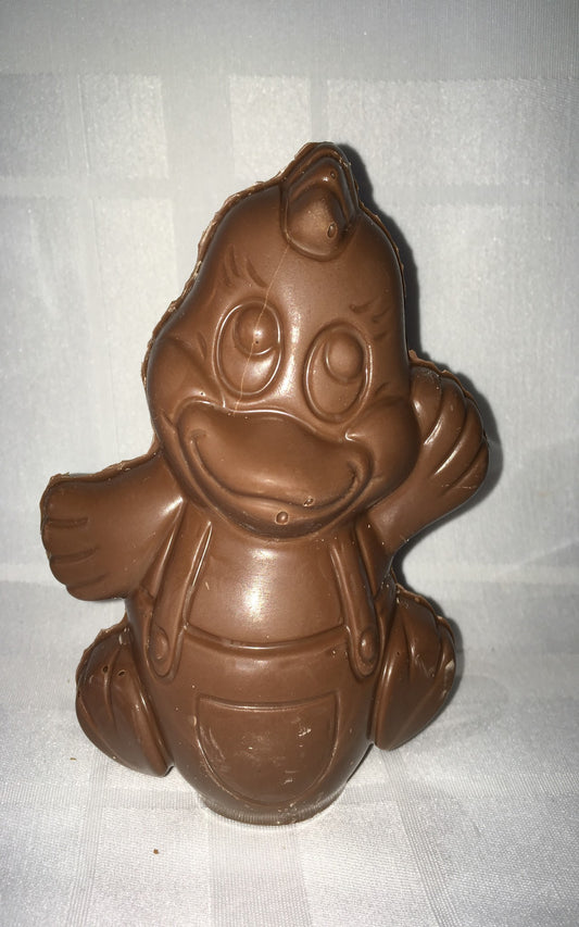 Chocolat belge canard salopette  120g environ