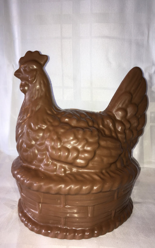 Chocolat belge poule panier géante  800g environ