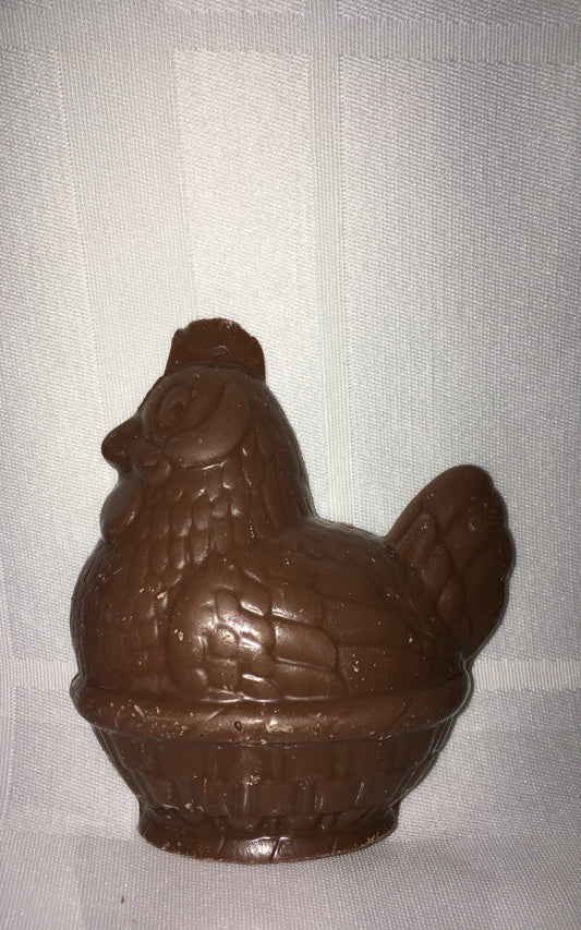 Chocolat belge poule petite plate 65g environ