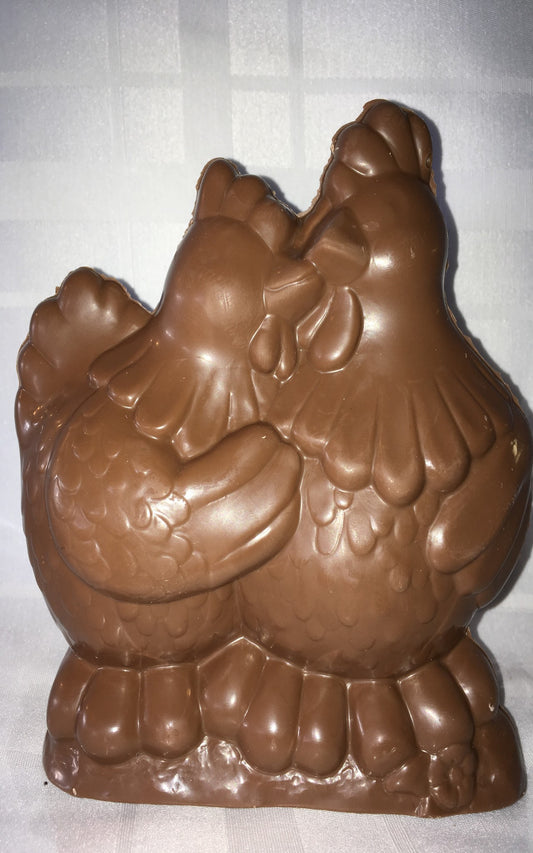 Chocolat belge poulettes amoureuses  300g environ