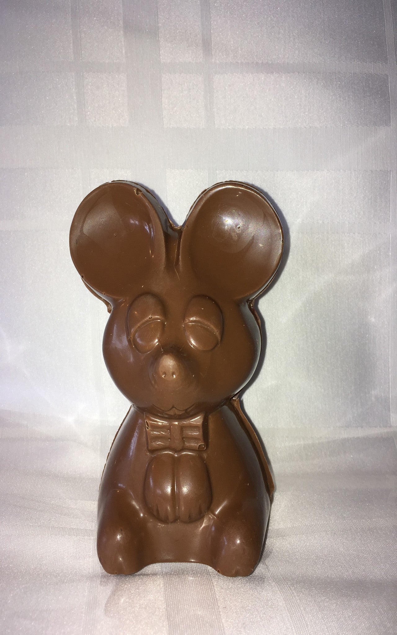 Chocolat belge souris garcon yeux doux  100g environ