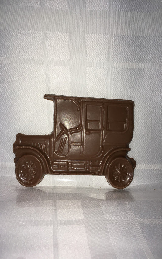 Chocolat belge voiture antique plat 80g environ