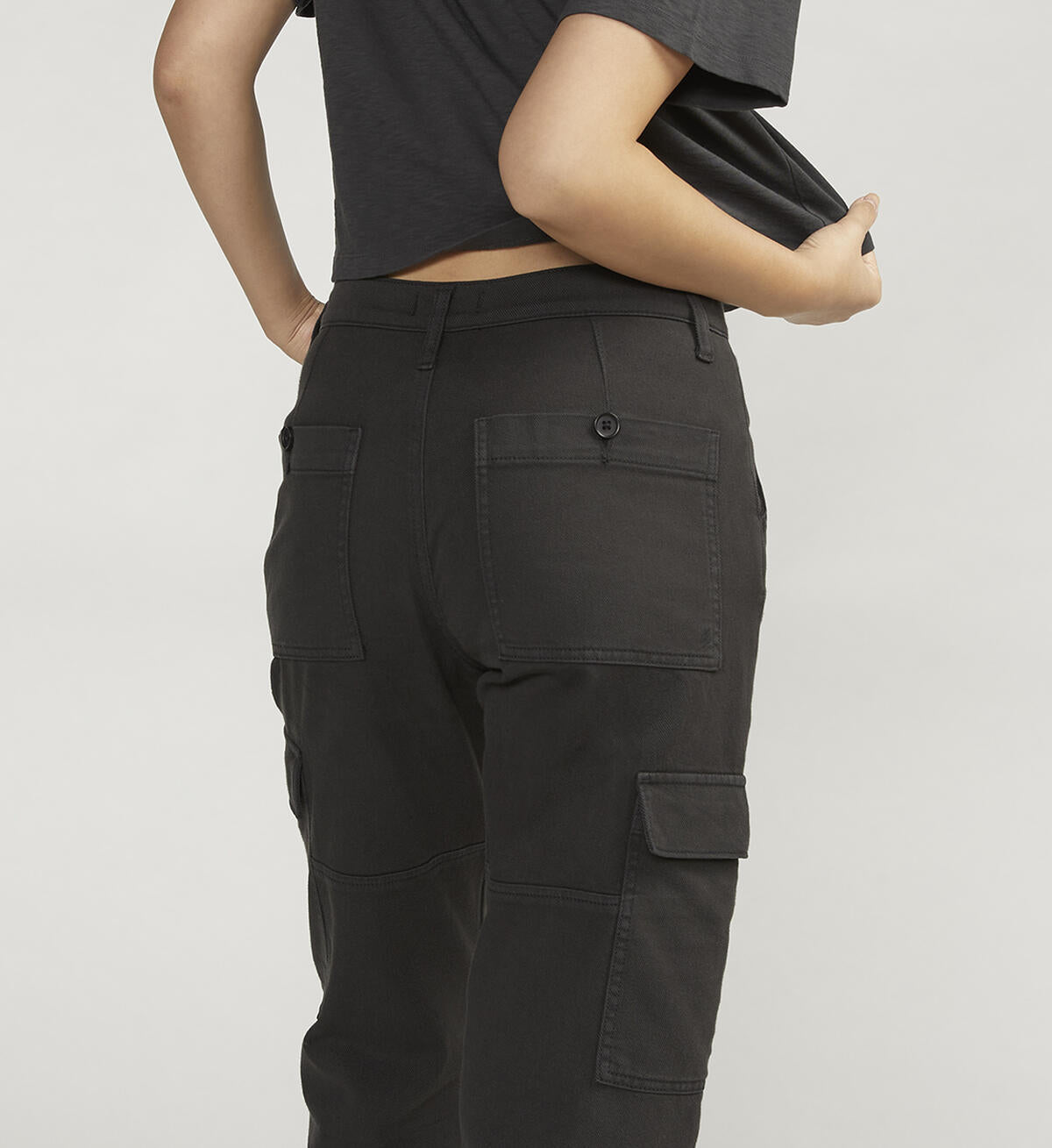 Jeans pantalon cargo noir /Silver Jeans