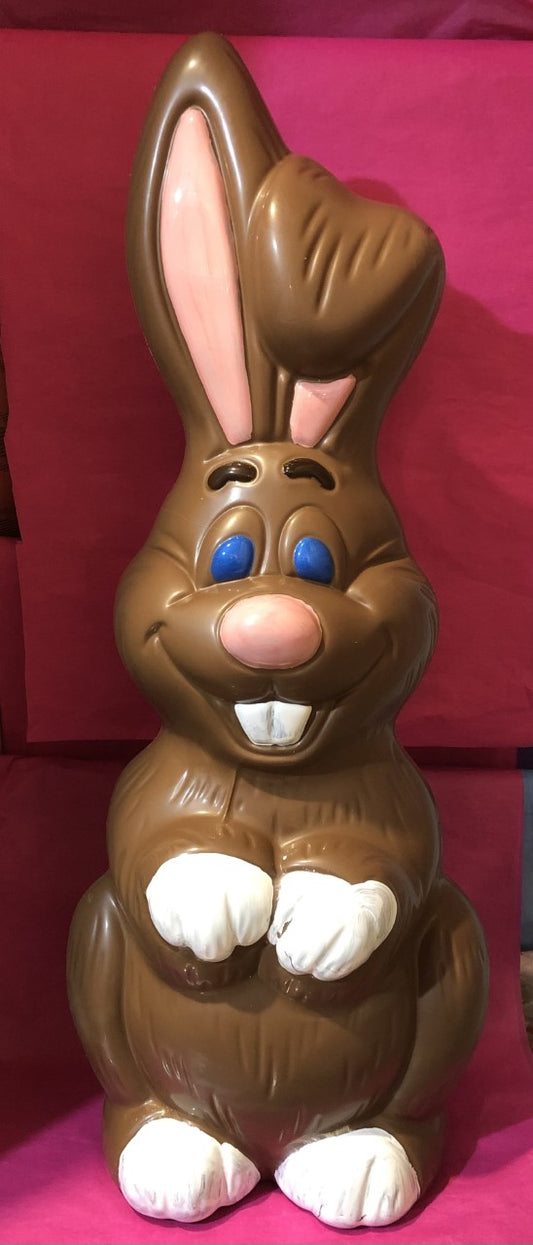 Chocolat belge lapin joyeux géant 24PO 1.6k environ