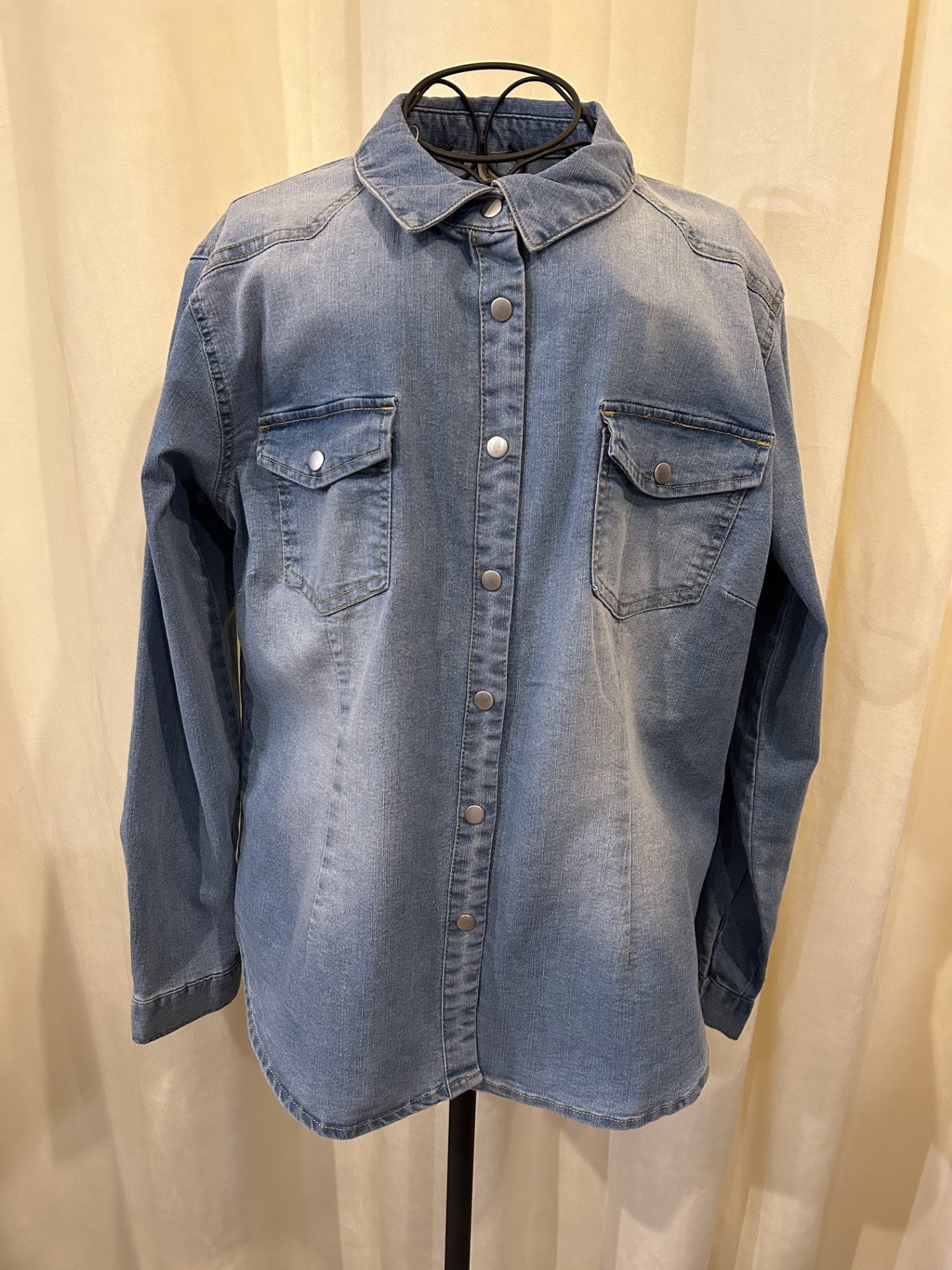 Chemise jeans bleue délavé/Soya