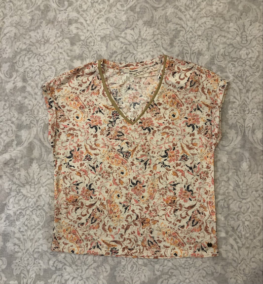 T-shirt motif floral /Gracia