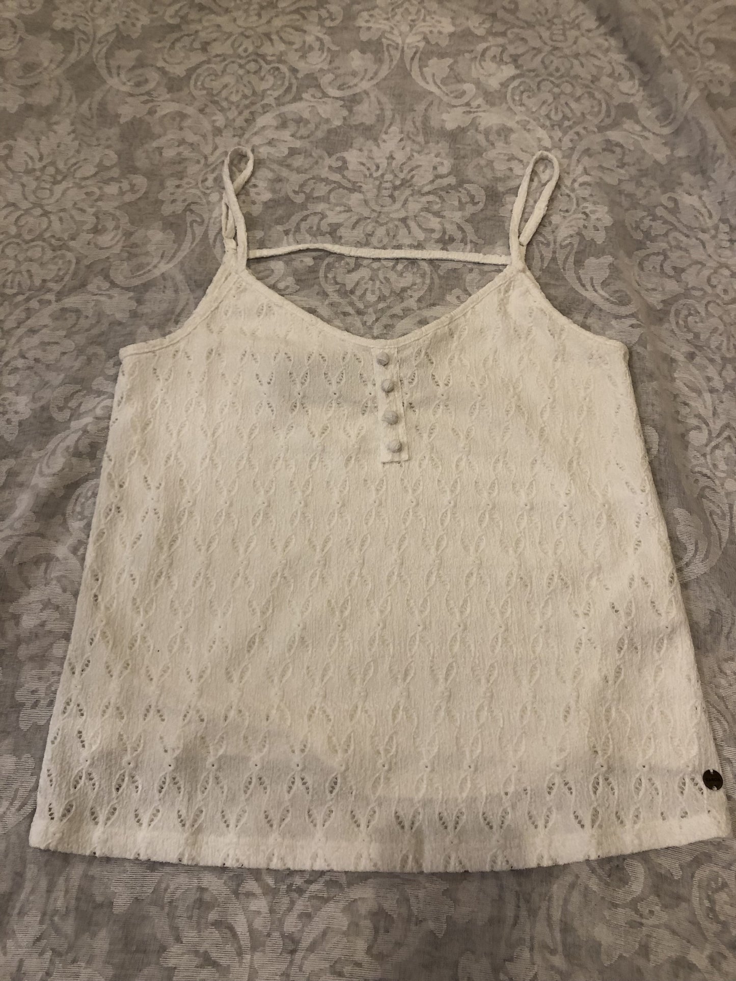 Camisole blanche dentelle/Garcia